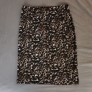 I.N. Studio Animal Print Pencil Skirt